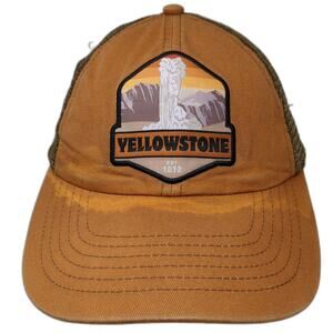 Royal Resortwear Baseball Cap Orange One Size Mesh Yellowstone Strapback Hat